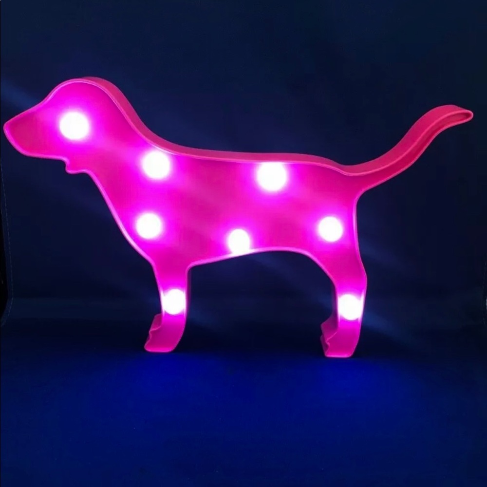Victoria's Secret PINK Dog Marquee Lights NEW - Picture 4 of 8